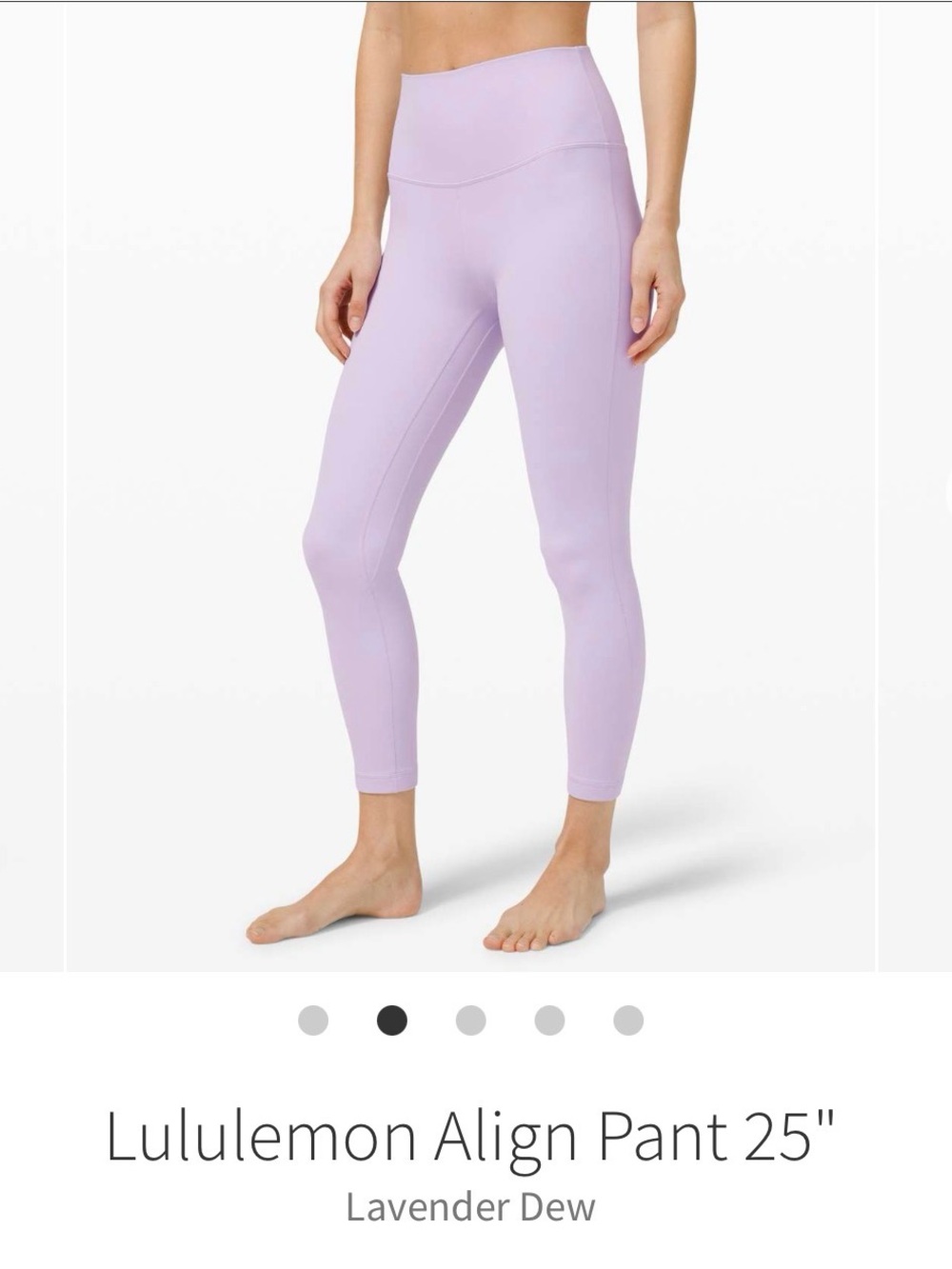lululemon athletica Align High-Rise 25" Legging - Lavender Dew